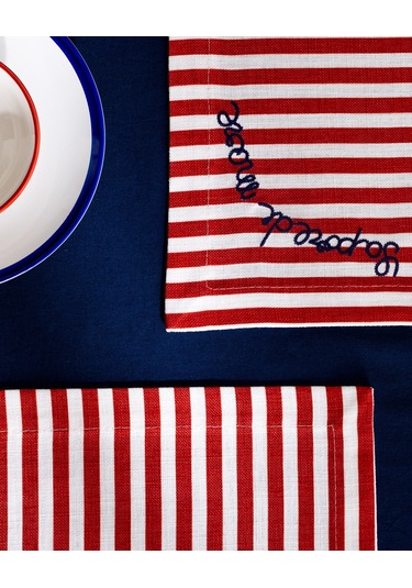 Madame Coco Rosane Amerikan Servis - Beyaz/kırmızı 8684427281222 Çok Renkli