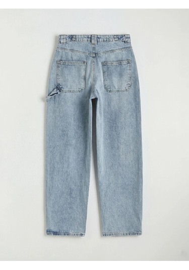 Lc Waikiki Mavi Baggy Fit Kadın Jean Pantolon