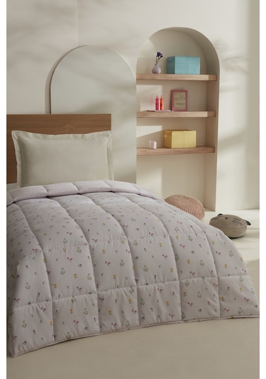 Karaca Home Young Flowery Tek Kişilik Baskılı Yorgan Çok Renkli