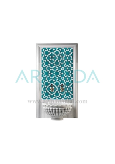 Armada Çini 60X100 CM Sp 94 Yıldız Serigraf Türk Hamamı Pano