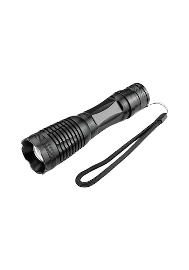 Valkyrie Çift Işık Dual Uv Mor Işık Ve Xml-t6 2000 Lümens El Feneri Siyah