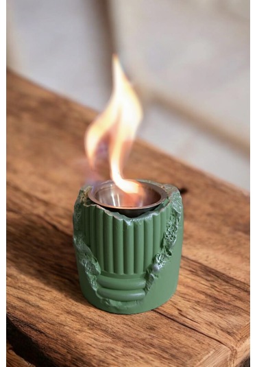 Şık Ve Dekoratif Ateş Çukuru Yeşil