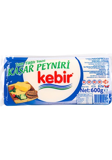 Taze Kaşar Peyniri 600 G X 4 Paket Kahvaltılık Ve Yemeklik Peynir