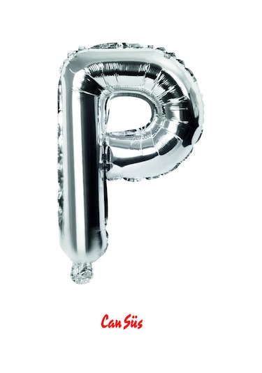 Harf Folyo Balon Gümüş 100cm 40 Inç P