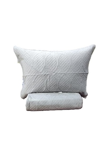 Taytüyü Nubuk Yatak Örtüsü Çift Kişilik Toskana A.gri Gri