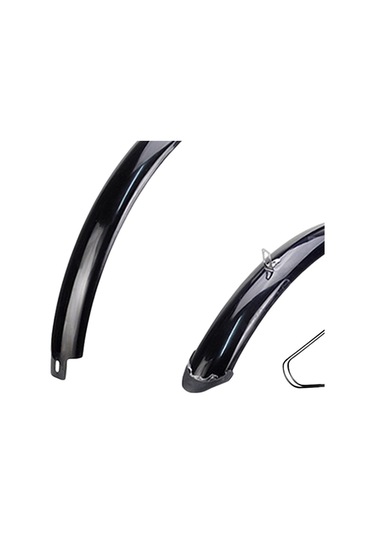 Suntek Bisiklet Ön Arka Çamurluklar 26 Inç Siyah-destek Siyah