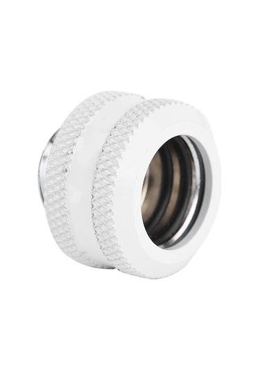 Kangvka Bilgisayar Su Soğutma Katı Boru Hızlı Bağlayıcı 16mm Çap , Bakır Malzeme, Üç Katlı Dichtaj, Ygkn-c16mm Modeli Beyaz, 4 Adet