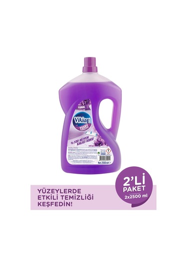 Viking Yüzey Temizleyici Floral 2 x 2500 ML