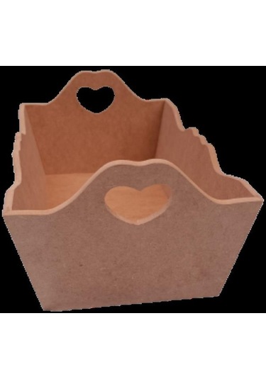 Hobi Dekoratif Model Ekmek Tepsisi Ahşap Mdf Kalpli El Yapımı