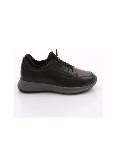 Dgn 1529 Erkek Bağcikli Sneakers Ayakkabi Siyah