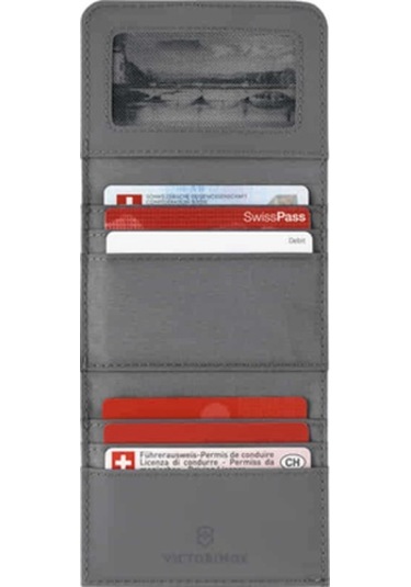 Victorinox 653366 Travel Essential Tri Fold Cüzdan Rfıd Korumalı Renkli