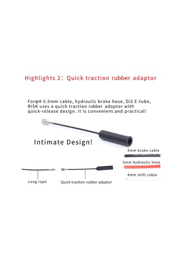 Monyee Jant Ve Yol Bisikleti İçin Karbon Çerçeve Kablo/gaya Tel Çekici, Miknatısli İç Gidiş Kablo Yönlendirici Araç Rl217 Çok Renkli