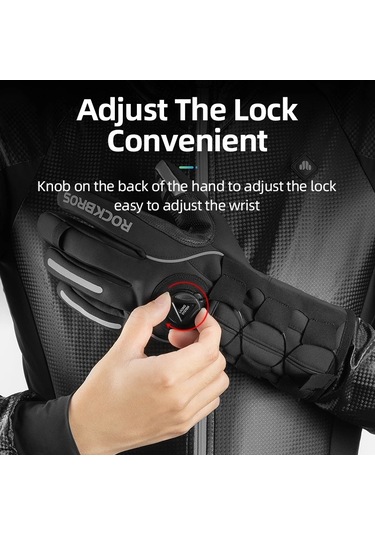 Rockbros S212bk Bir Çift Dokunmatik Ekran Yansıtıcı Bisiklet - Motosiklet Eldiveni