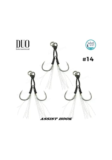 Duo Dmc Çiftli Asist İğne Beyaz Tüylü 14 3 Adet