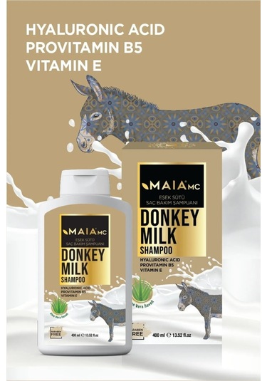 Maia Mc Eşek Sütü Saç Bakım Şampuanı 2 x 400 ML