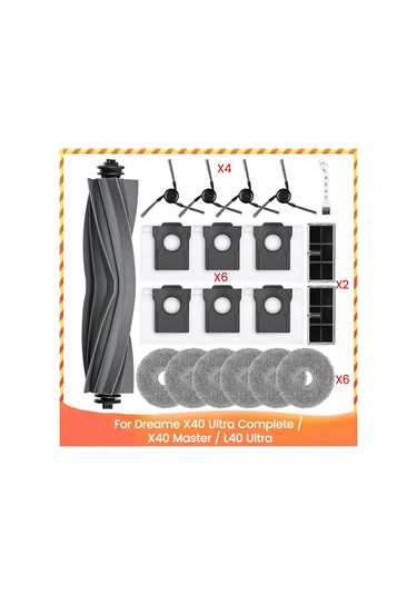 Xiaaokeji Dreame X40 Ultra Robot Süpürge Parçaları İçin 20 Adet
