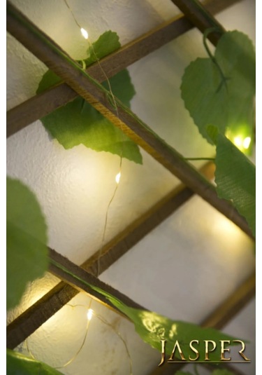 Jasper Yapay Çit Akardiyon 120cmx3m Ve 5 Mt Peri Ledli Sarmaşık Bahçe Dekoru