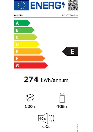 Profilo BD3076WEVN 521 LT No-Frost Kombi Tipi Buzdolabı