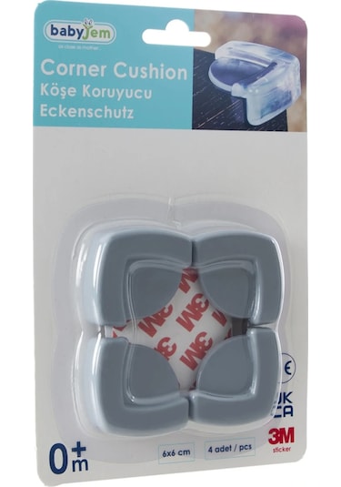 Babyjem - Köşe Koruyucu Gri