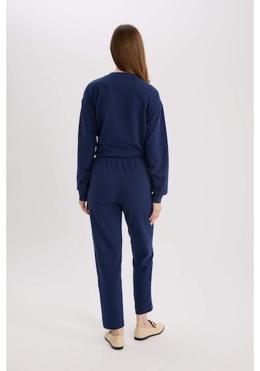 DeFacto Harem Basic Düz Sweatshirt Kumaşı Pantolon D9363AX25SPNV248