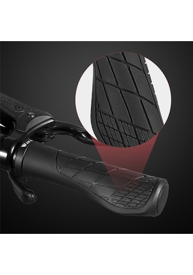 Artfulabode Yumuşak Turuncu Şok Silikon Saplı Mtb Kaymaz Tutuşlu Ergonomik Emici Çift Bisiklet Gidon Turuncu