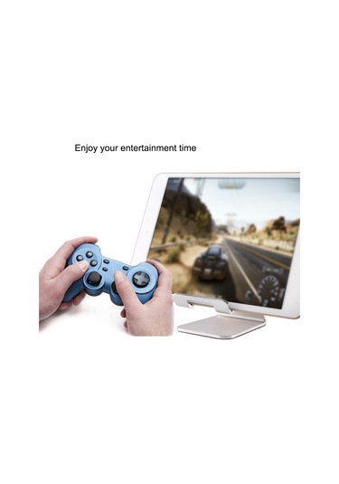 Suofeng Alüminyum Masaüstü Telefon Ve Tablet Tutucu - Dikdörtgen Tasarım, Kaymazsız Tabanca, Şarj Uyumu - Uzay Gümüşü GÜMÜŞ