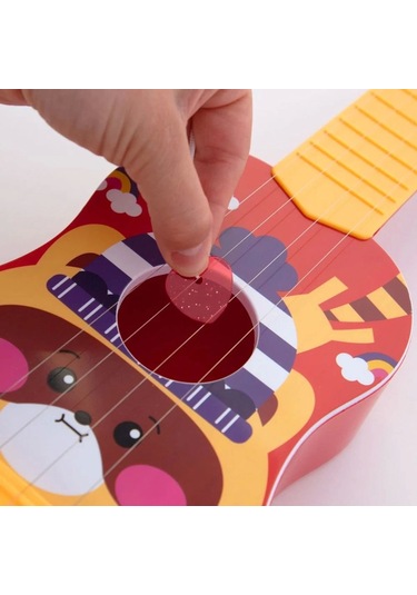 4359 Gitar Telli Baskılı Eccho-sunman