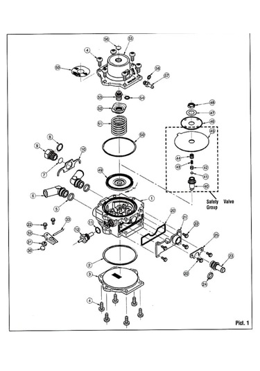Brc 1200 Mb Sıralı Regülatör Diyafram Tamir Takımı -