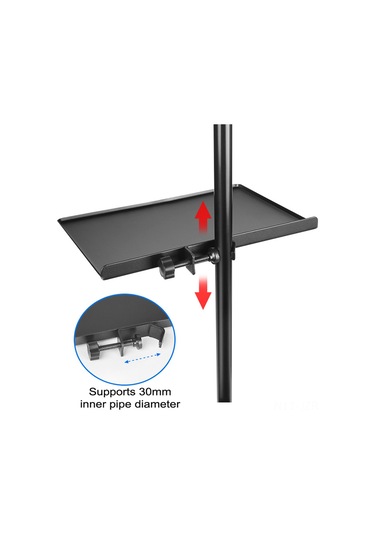 Geeroyoo Metal Ses Kartı Düzenleyici, Canlı Yayın Ve Kayıt İçin Ayarlanabilir Tripod Tepsi, 23x16 Cm