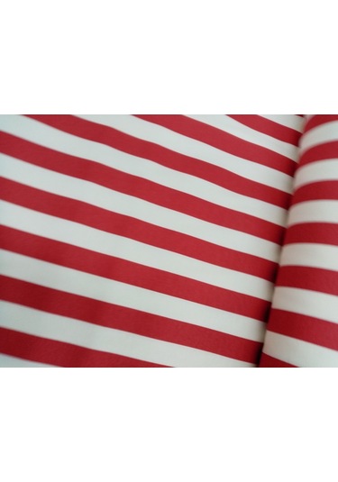 Hayat Home Çizgi Desen Lüks Duck Keten Kumaş