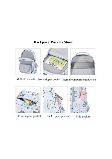 Kızlar İçin Sırt Çantaları Sevimli Kedi Sırt Çantası İlkokul Sırt Çantası Öğrenciler Kızlar İçin Kitap Çantası Diğer