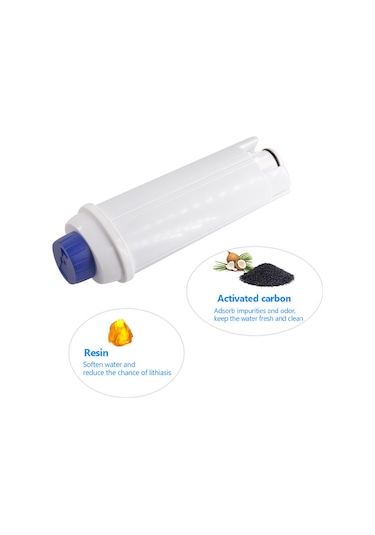 Padalink Delonghi Dsl C002 Kahve Makinesi İçin Aktif Karbonlu Su Filtresi, Aroma Artırıcı, 2 Adet Beyaz Paket