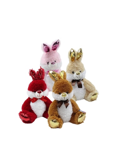 Halley Oyuncak 62504 Parlak Tavşan Peluş Oyuncak 40 Cm