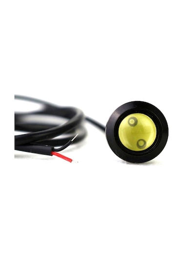 Kartal Gözü Oto Ayna Altı Led Beyaz 18 MM 2 Adet