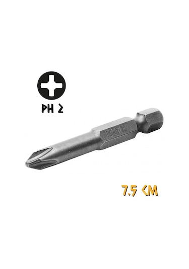Kupa Tyson Bits Uç Seti 3 Parça - Ph2 - Pz2 - Tork - 7.5 Cm.