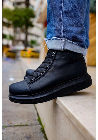 Ch258 - Cst Roma Erkek Bot Sıyah Çok Renkli