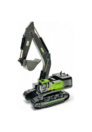 Oyuncak İş Makinaları Metal Uçlu Kepçe Dozer Sürtmeli Ekskavatör