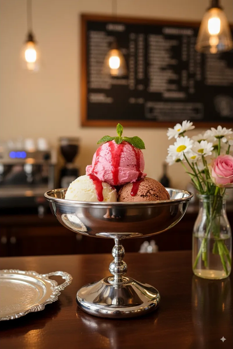 Astra Ant Ayaklı Metal Dondurma Kreması 160 Ml 321907239