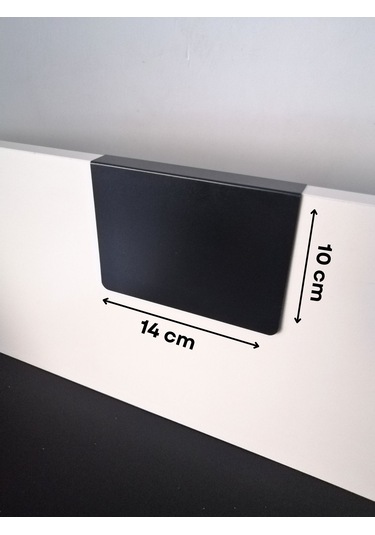 10 Adet Silinebilir Karatahta Siyah Etiket 14 x 10 CM Ahşap Raflara