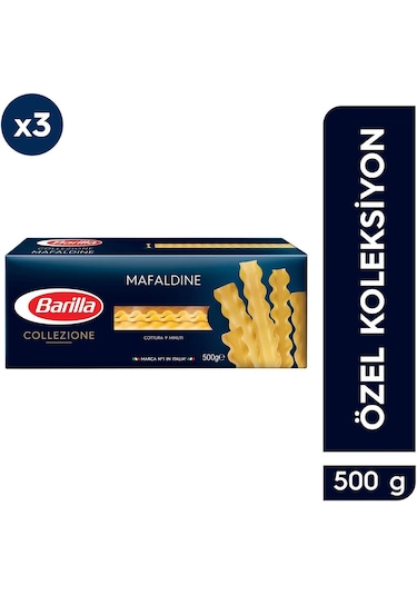 Barilla Mafaldine Napoletane Makarna 3 x 500 G