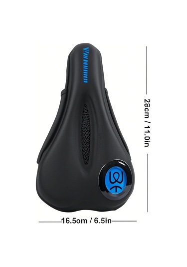 Padalink Bisiklet Sele Kılıfı - Hafif Silikonlu, Hafızalı Köpük, Konforlu Ve Kaymaz Tasarım, Uzun Yol Süspansiyonu Çok Renkli