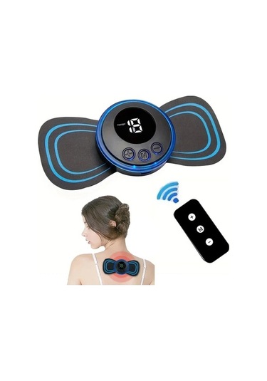 Wondernest Yama Siyah Servikal Mini Masaj Aleti Ems Elektrikli Boyun Rahatlatıcı Siyah