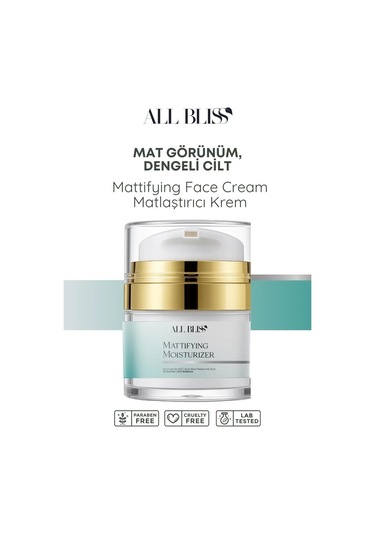 All Bliss Matlaştırıcı Yüz Kremi 50 Ml