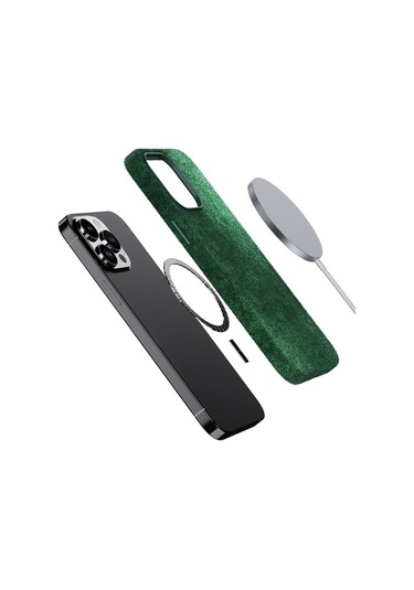 Bloomnest Ctbx İphone Uyumlu 13 Pro Fur Fur Magsafe Manyetik Telefon Kılıfı Tpu Pc Dayanıklı Diğer