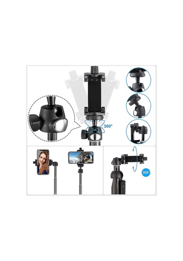 Uzaktan Bluetooth Selfie Çubuğu, Bluetooth Uzaktan Kumandalı Tripod Monopod Selfie Çubuğu