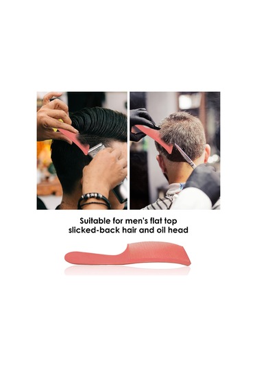 Suntek Berber Stilisti Kavisli Şekillendirme Tarak Düz Turuncu