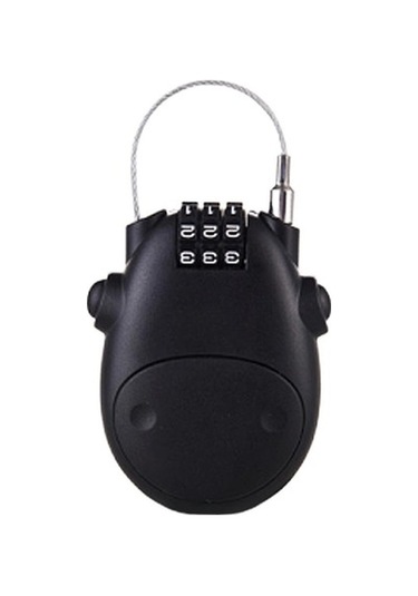 Magideal Zcjb Teleskopik Kombinasyon Kilit Kablosu Siyah