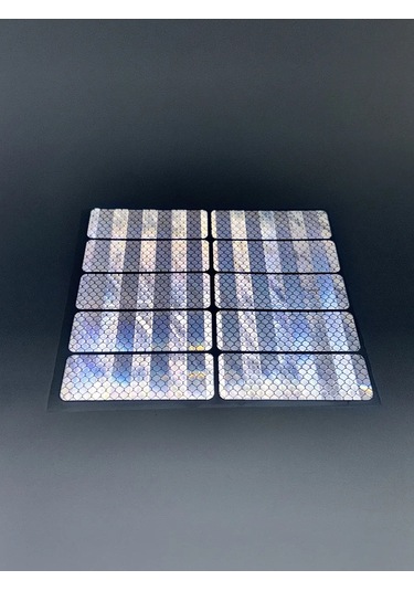 Anruspack Beyaz Yansıtıcı Etiketler 240302597