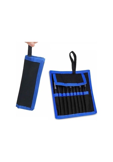 Antistatik Cımbız Seti 10 Parça Kumaş Çantalı