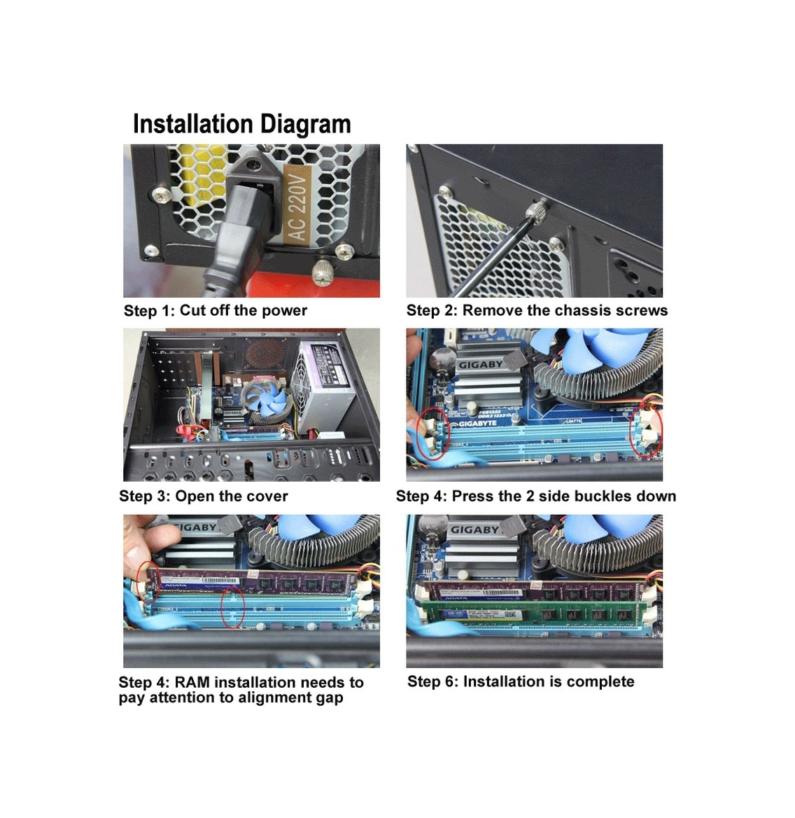 Sones Xıede X016 Ddr2 667mhz 1gb Genel Amd Özel Şerit Bellek Ram Modülü Masaüstü Bilgisayarlar İçin